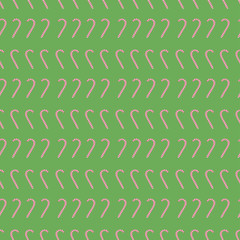 Christmas candy seamless pattern. Vector illustration.