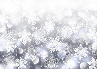 雪の背景　全面