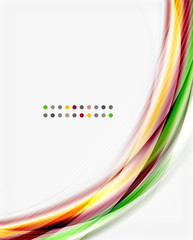 Glossy translucent wave vector template