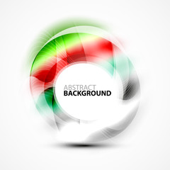 Vector abstract blurred swirl