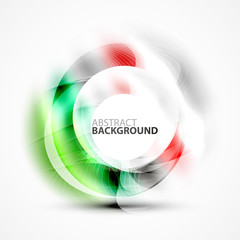 Vector abstract blurred swirl
