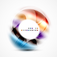 Vector abstract blurred swirl