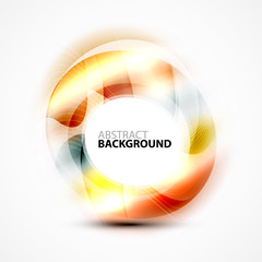 Vector abstract blurred swirl
