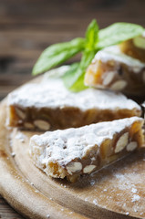 Traditional italian dessert panforte