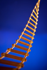 Rope ladder going up