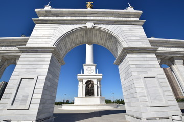 Obraz premium View in Astana, capital of Kazakhstan