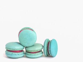 Macaroon on a white background