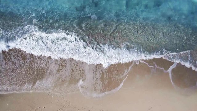 Aerial view of Kathisma beach beach in Lefkas island Greece