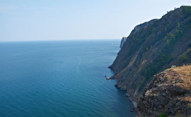 rocky shore  near Cape Khoboy