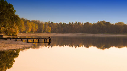 Fototapeta premium Herbstsee