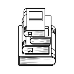 Book icon. Education literature read and library theme. Isolated design. Vector illustration