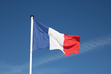Naklejka na ściany i meble Frankreich Fahne