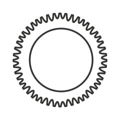 gear machine settings isolated icon vector illustration design