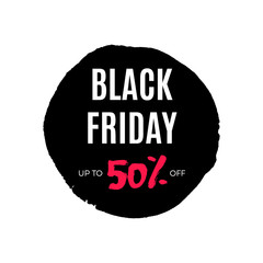 Black Friday design for advertising, banners, leaflets and flyers.