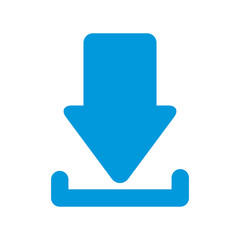 arrow download symbol isolated icon vector illustration design