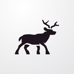 moose icon illustration
