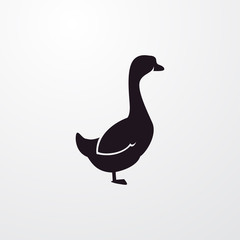 goose icon illustration © vxnaghiyev