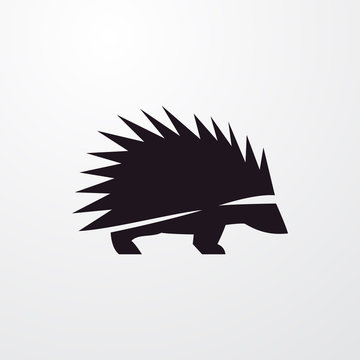 hedgehog icon illustration