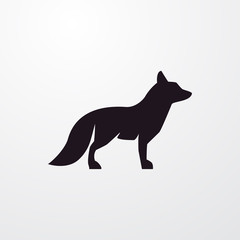 fox icon illustration