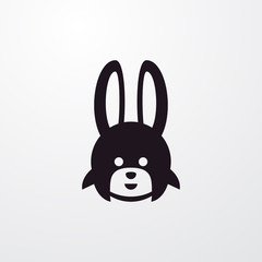 rabbit icon illustration