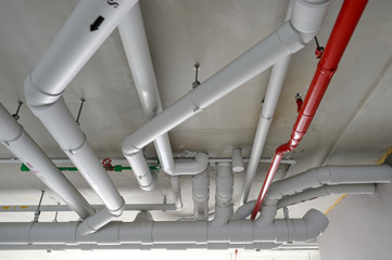 pipe water and power