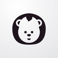 lion icon illustration