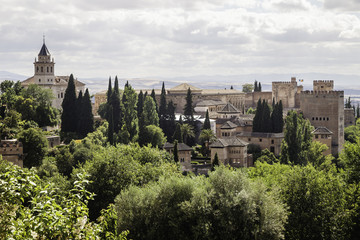Fototapeta na wymiar Alhambra, Generalife, Granada