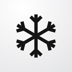 snowflake icon illustration