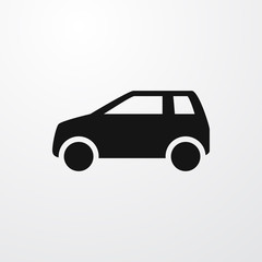 hatchback icon illustration