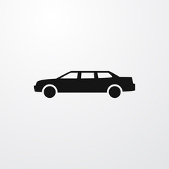 limousine icon illustration