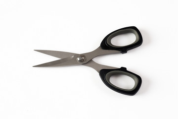 scissors on a white background