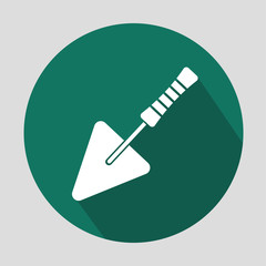 putty knife flat icon. vector eps10