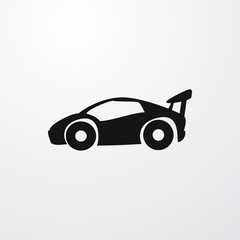 sport car icon illustration