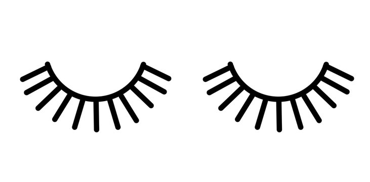 Eyelashes vector illustration