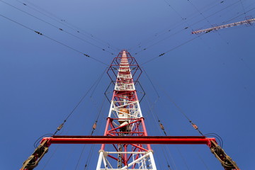 Radio transmitter tower Liblice, the highest construction in Czech republic