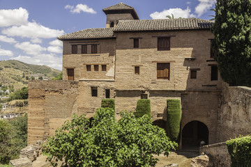 Fototapeta na wymiar Alhambra, Palacio de los Leones, Granada