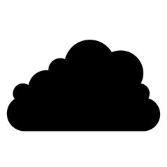 Cloud icon. Weather sky nature and climate theme. Isolated design. Vector illustration