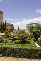 Fototapeta na wymiar Alhambra, Torre de la Vela Alambra, Granada