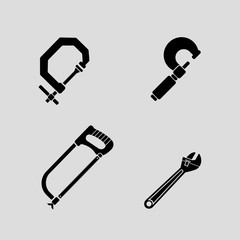 instyments icon set. vector