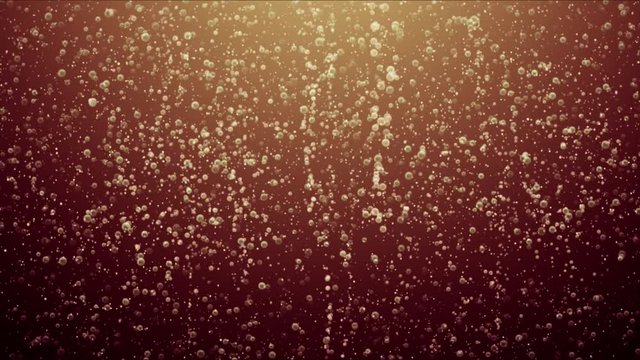 Bubbles of Cola - drink loop background. Brown lemonade loop background with bubbles 