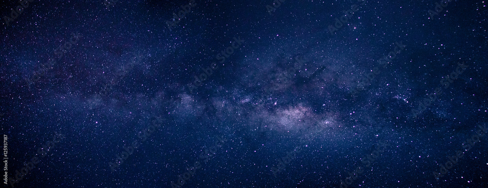 Wall mural milky way and stars at atacama desert