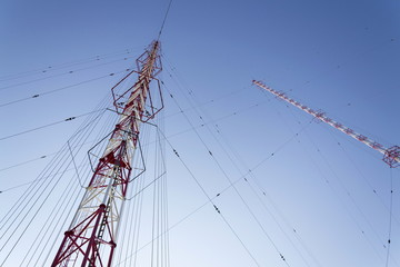 Radio transmitter tower Liblice, the highest construction in Czech republic