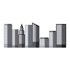 Tower building icon. City architecture urban and construction theme. Vector illustration