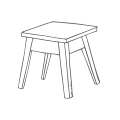 stool vector scetch