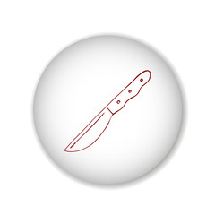knife scetch. vector