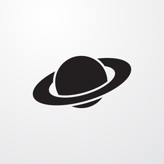 planet icon illustration