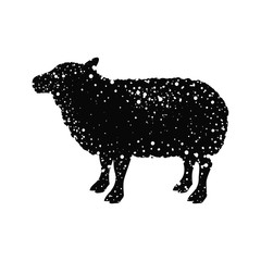 Lamb icon. Livestock animal life nature and fauna theme. Vector illustration