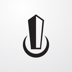 sword icon illustration