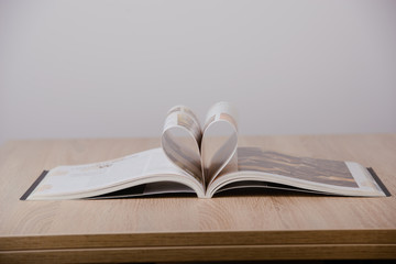 Books On Wooden Desk.