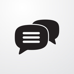 message icon illustration